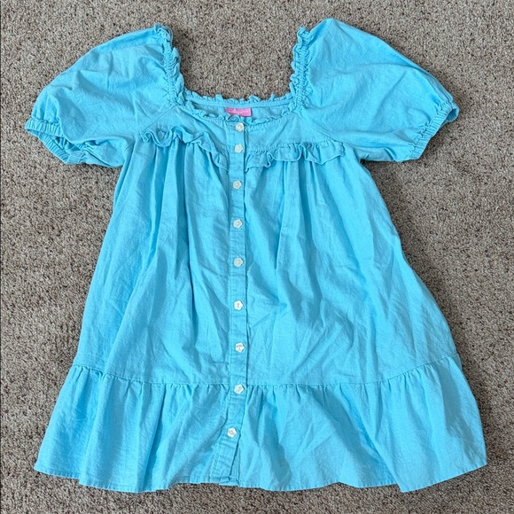 Stoney Clover Lane x Target Blue Mini Dress Size Medium - Picture 3 of 9